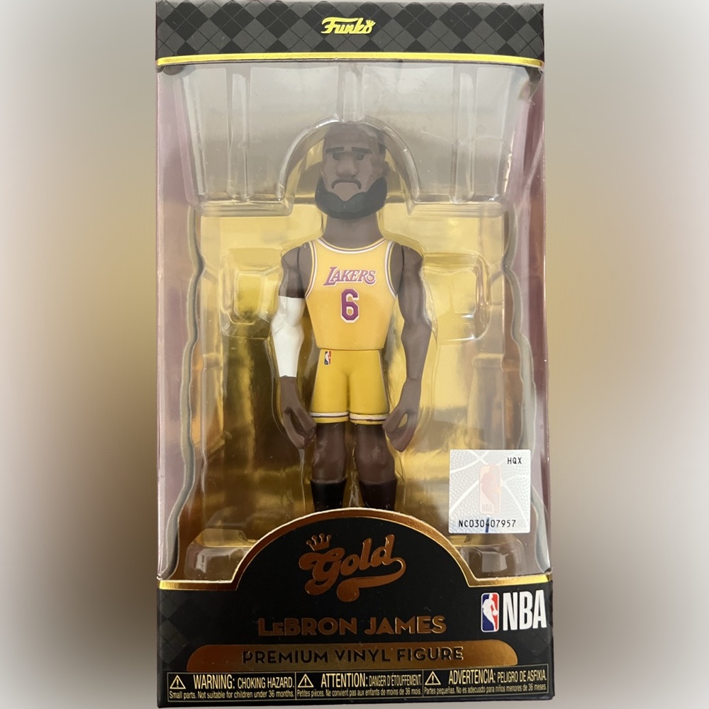 Funko Premium Vinyl Gold 5” LeBron James Figure